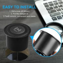 image-10W Fast Wireless Built-In QI Charger Desktop Multiple Protection Universal Liftable Wireless Qi Charging for Huawei Samsung