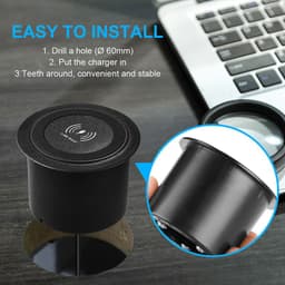 image-10W Fast Wireless Built-In QI Charger Desktop Multiple Protection Universal Liftable Wireless Qi Charging for Huawei Samsung