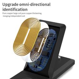 image-Three-In-One Wireless Charger Charging Stand
