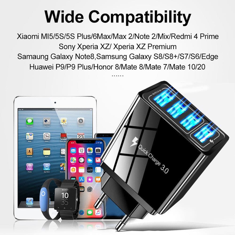 image-Fast Charging 4.1a Multi Port USB Charger