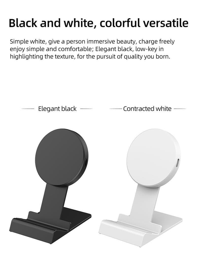 image-Horizontal Cooling Hole Mobile Phone Holder Wireless Fast Charger