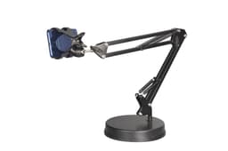 image-Compatible with Apple, Universal Mobile Phone Holder 360 Degree Rotating Long Arms For IPad Mini Desktop Bed Lazy Bracket Phone Stand Metal Clamp
