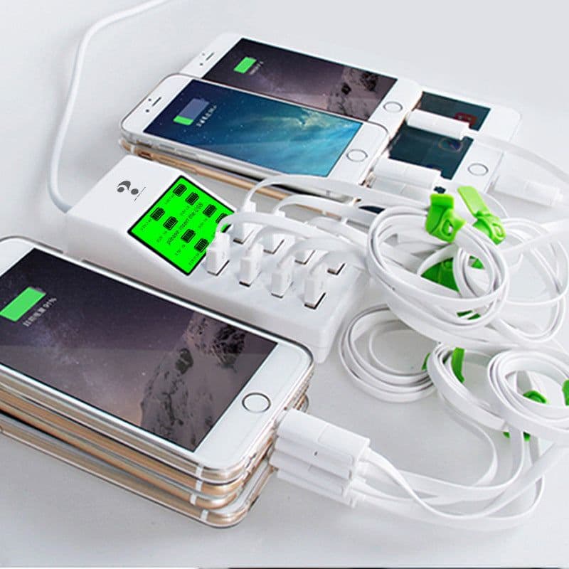 image-Multi-port Smart USB Mobile Phone Charger