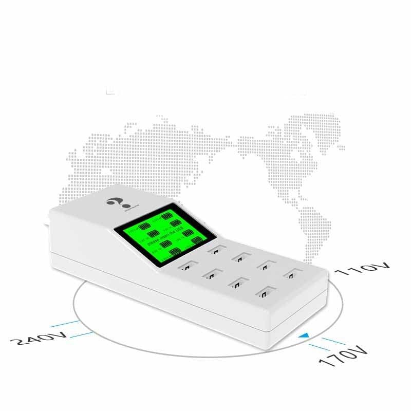 image-Multi-port Smart USB Mobile Phone Charger