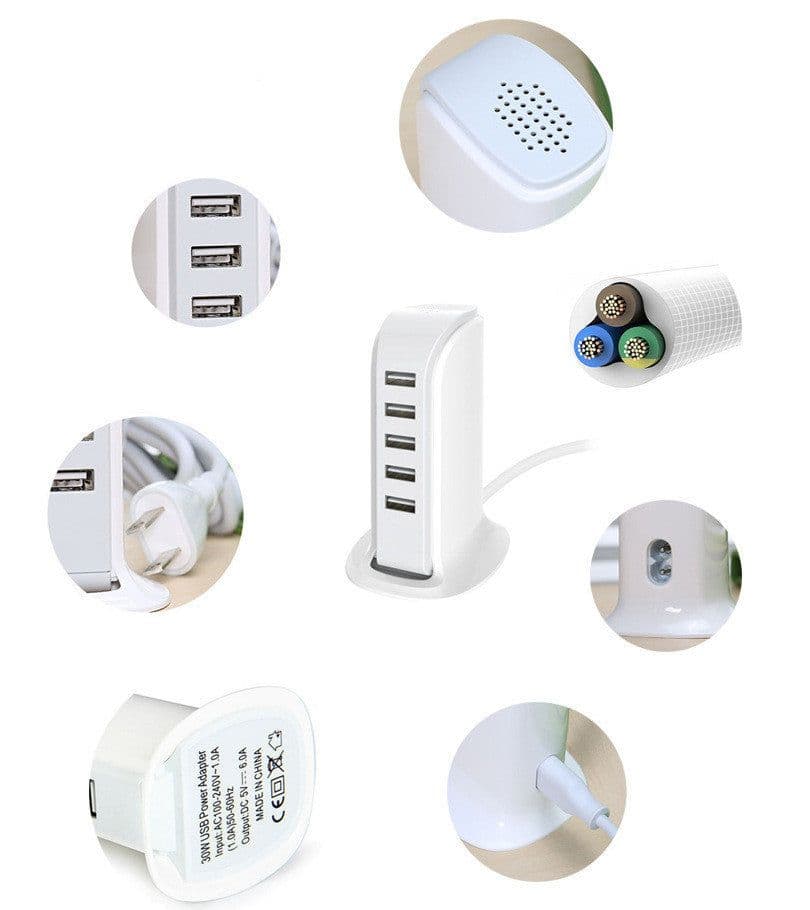 image-6 Port USB Sailboat Power Strip Charger