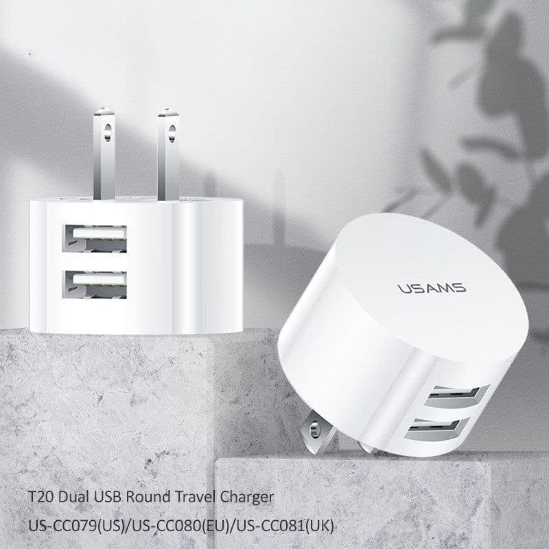 image-Portable Universal Dual USB Phone Charger