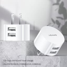 image-Portable Universal Dual USB Phone Charger