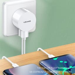 image-Portable Universal Dual USB Phone Charger