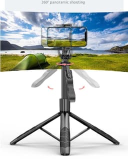 image-360 Auto Face Tracking Gimbal AI Smart Gimbal Face Tracking Auto Phone Holder For Smartphone Video Vlog Live Stabilizer Tripod