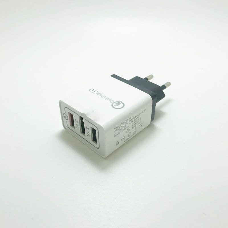image-Plastic Multi-port USB Charger