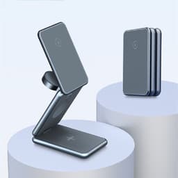 image-Magsafe15W Magnetic Watch Mobile Phone Headset Three-in-one Folding Wireless Charger