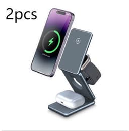 image-Magsafe15W Magnetic Watch Mobile Phone Headset Three-in-one Folding Wireless Charger