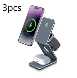 image-Magsafe15W Magnetic Watch Mobile Phone Headset Three-in-one Folding Wireless Charger