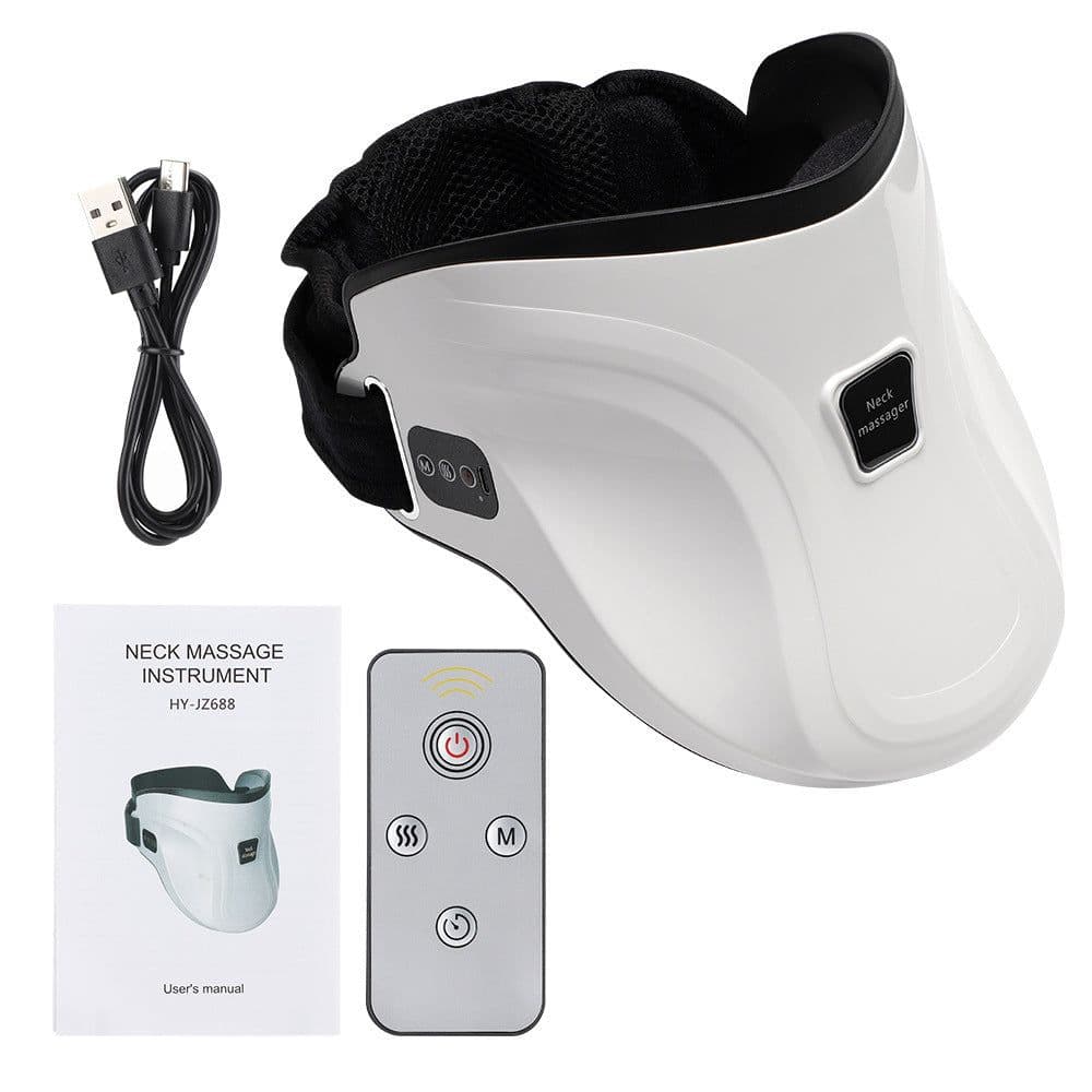 image-Electric Hot Compress Neck Fixed Traction Air Pressure Kneading Massage Instrument