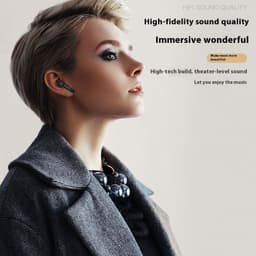image-Men's And Women's In-ear Wireless Noise Reduction Headphones