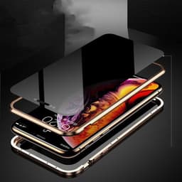 image-Phone Case Anti-peep Magnetic Protective Shell Magnetic Privacy Glass Case For Phone