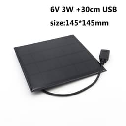 image-Solar Panel Fan Can Charge Mobile Phone