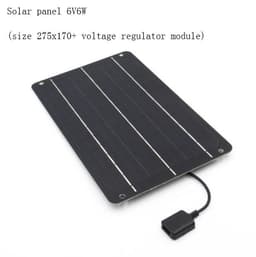 image-Solar Panel Fan Can Charge Mobile Phone