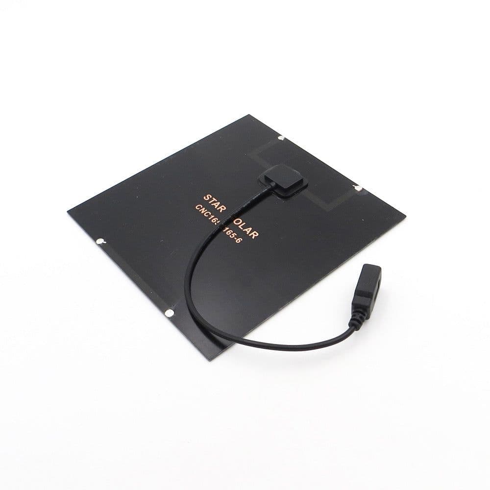 image-Solar Panel Fan Can Charge Mobile Phone