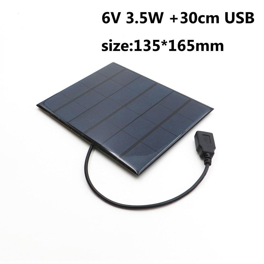 image-Solar Panel Fan Can Charge Mobile Phone