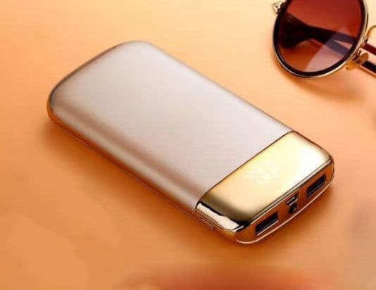 image-Portable with LCD display charging treasure