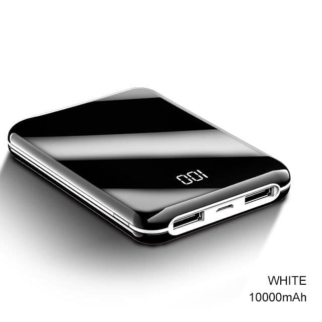 image-10000mAh Power Bank External Battery Bank 8W Quick Charge Powerbank portable charger with Dual USB Output for Phone
