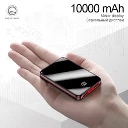 image-10000mAh Power Bank External Battery Bank 8W Quick Charge Powerbank portable charger with Dual USB Output for Phone