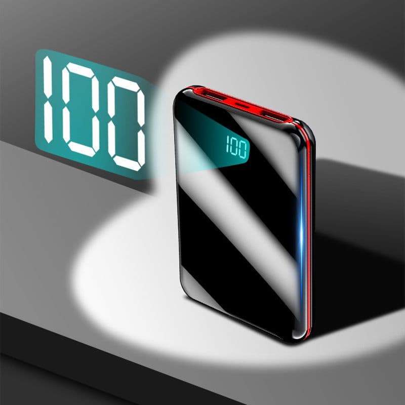 image-10000mAh Power Bank External Battery Bank 8W Quick Charge Powerbank portable charger with Dual USB Output for Phone