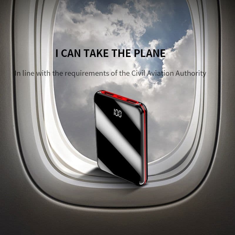 image-10000mAh Power Bank External Battery Bank 8W Quick Charge Powerbank portable charger with Dual USB Output for Phone