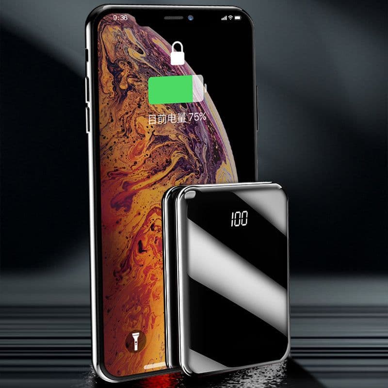 image-10000mAh Power Bank External Battery Bank 8W Quick Charge Powerbank portable charger with Dual USB Output for Phone
