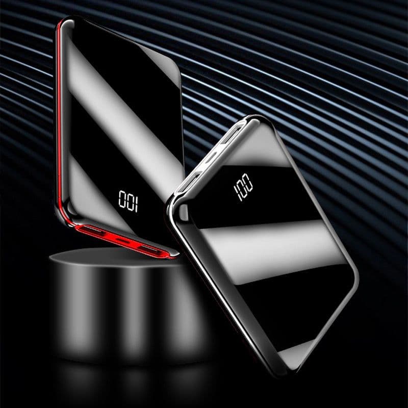 image-10000mAh Power Bank External Battery Bank 8W Quick Charge Powerbank portable charger with Dual USB Output for Phone