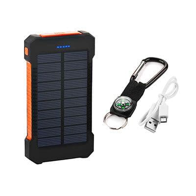 image-Compatible WithApple, Outdoor Solar Power Bank Battery ForIphone Charge