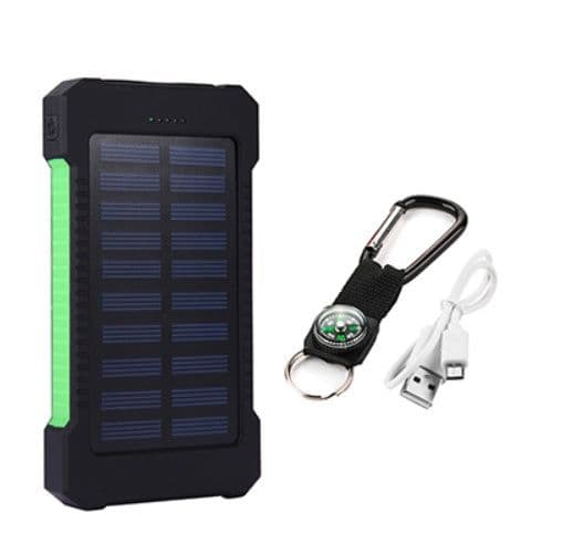 image-Compatible WithApple, Outdoor Solar Power Bank Battery ForIphone Charge