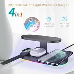 image-Ultraviolet disinfection wireless charging seat