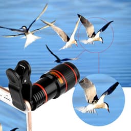 image-Zoom Mobile Phone Clip-On Retractable Telescope Camera Lens For Galaxy S3 S4 S5 S6 S7 Edge Phone