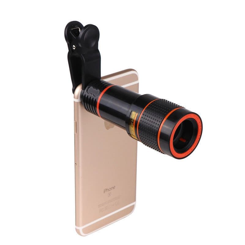 image-Zoom Mobile Phone Clip-On Retractable Telescope Camera Lens For Galaxy S3 S4 S5 S6 S7 Edge Phone