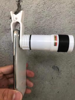 image-Zoom Mobile Phone Clip-On Retractable Telescope Camera Lens For Galaxy S3 S4 S5 S6 S7 Edge Phone