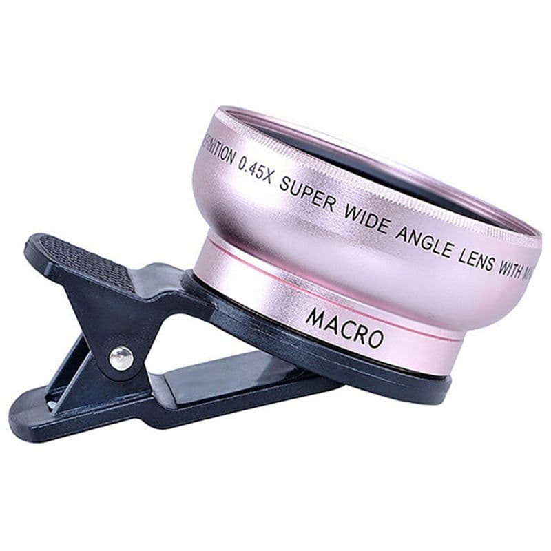 image-Mobile phone lens 0.45Xwide angle 12.5 times the macro external lens photography camera universal HD Combo