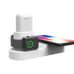 image-Compatible with Apple , W3 Wireless Charger Three in One Four in One Mobile Phone Watch Headset Multifunction One Wireless Charging