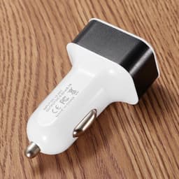image-New 3USB car charger USB high-power universal car charger Square aluminum car charger
