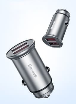 image-USB Smart Car Charger Fast Charging 4.8A Mobile Phone Charger