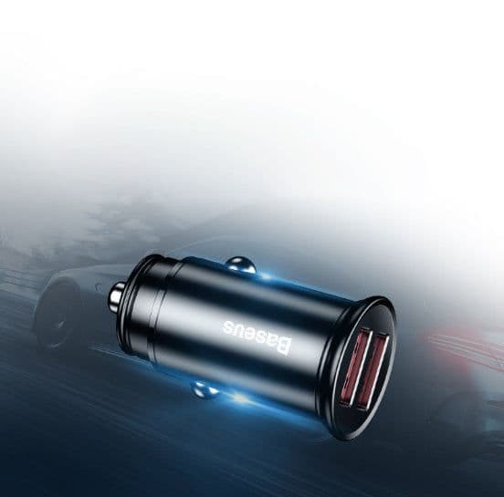 image-USB Smart Car Charger Fast Charging 4.8A Mobile Phone Charger