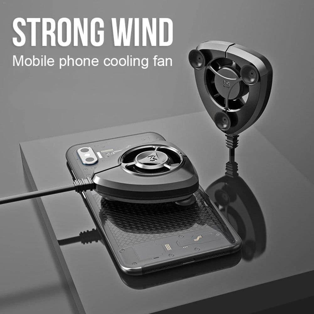 image-Portable Phone Cooling Fan