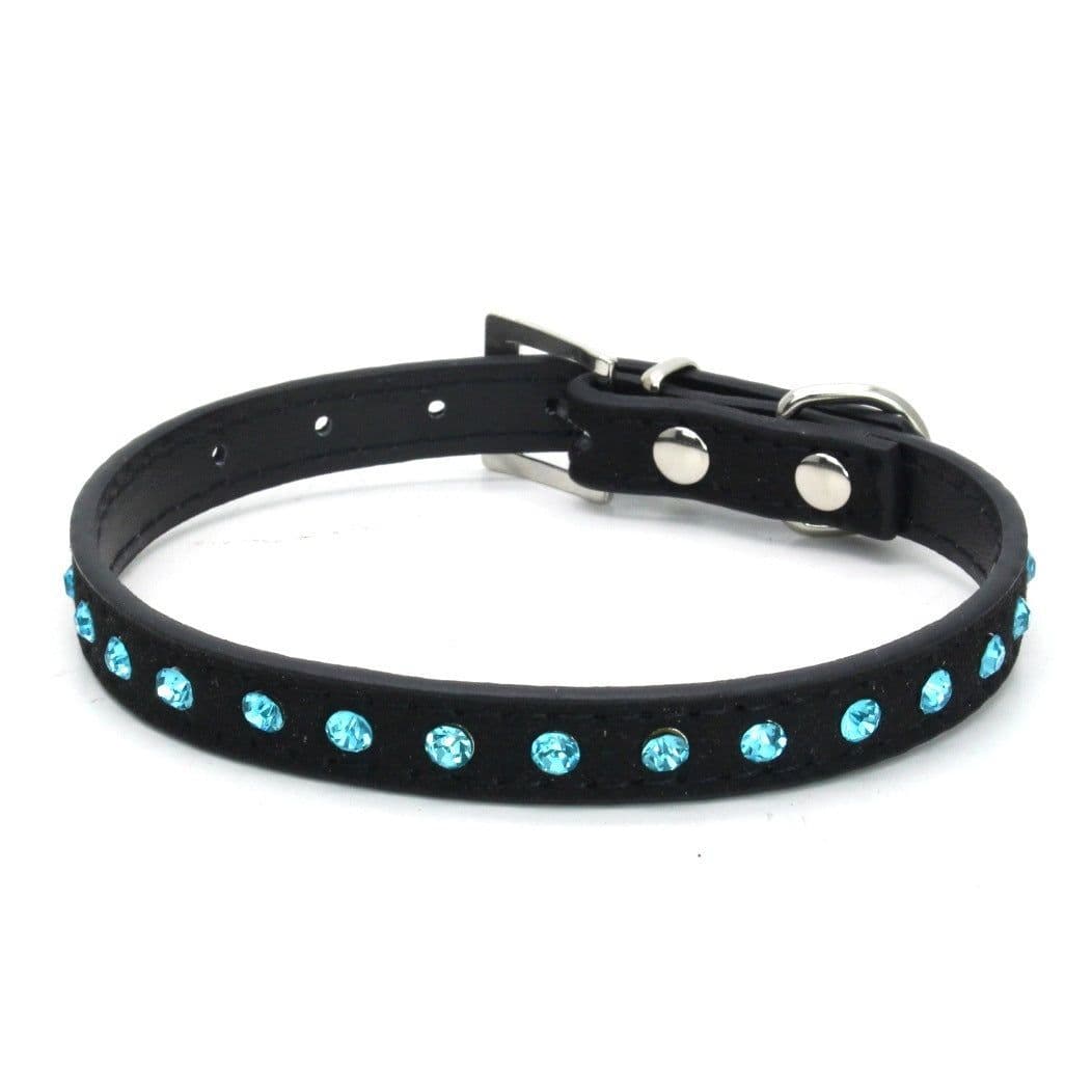 image-Pet Supplies Collar Diamond Rhinestone Buckle Dog Collar