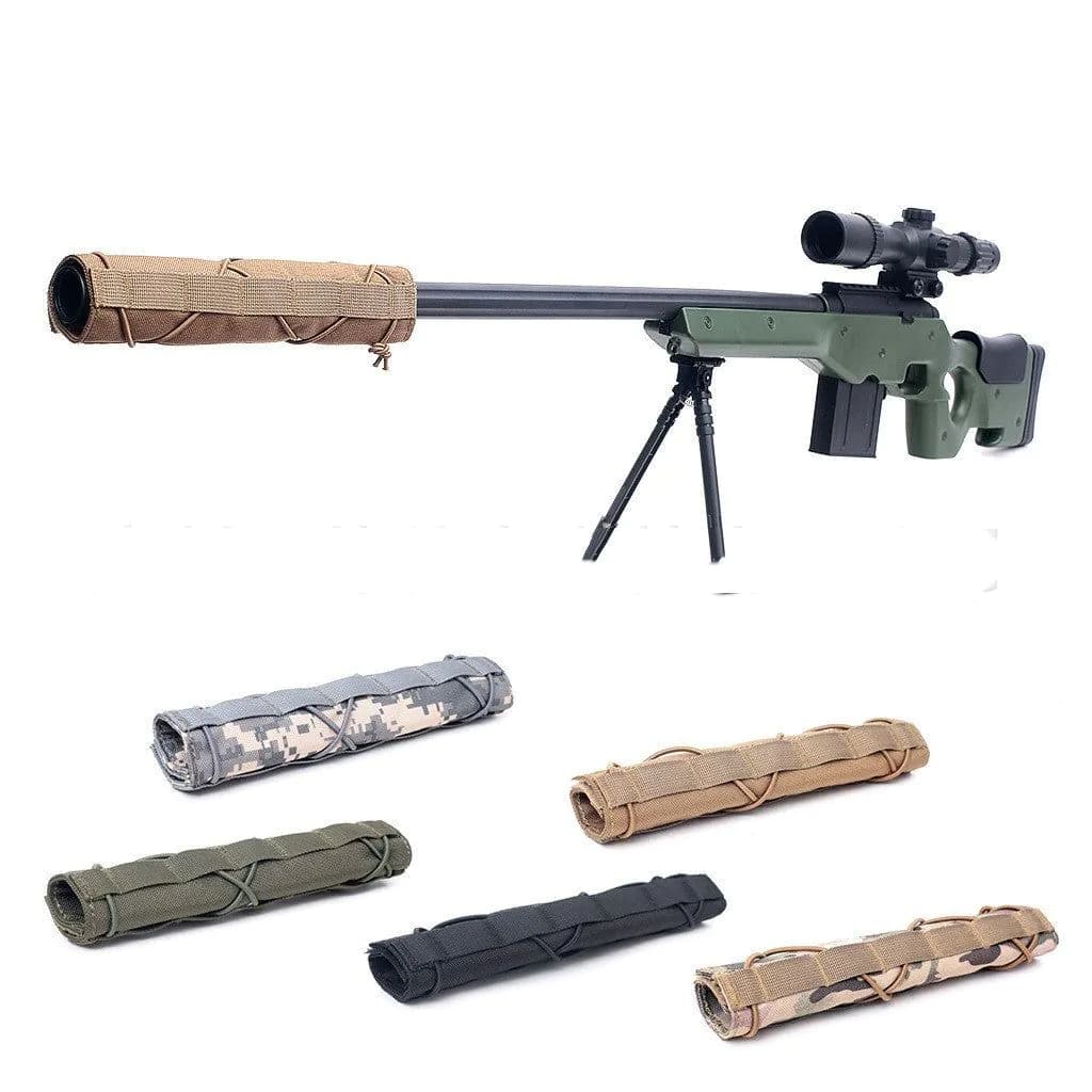 image-Outdoor Hunting Gear Silencer Bag Camo Protection Cover