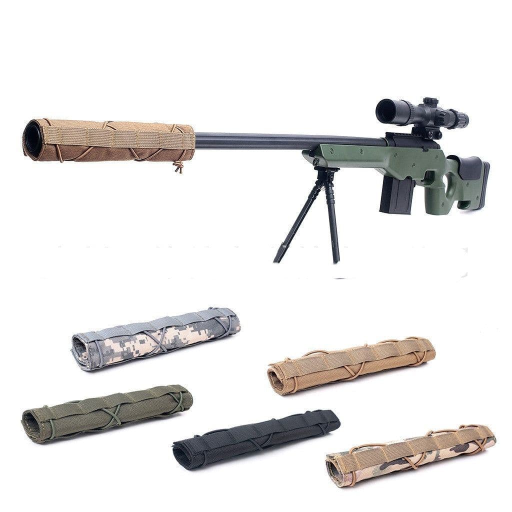 image-Outdoor Hunting Gear Silencer Bag Camo Protection Cover