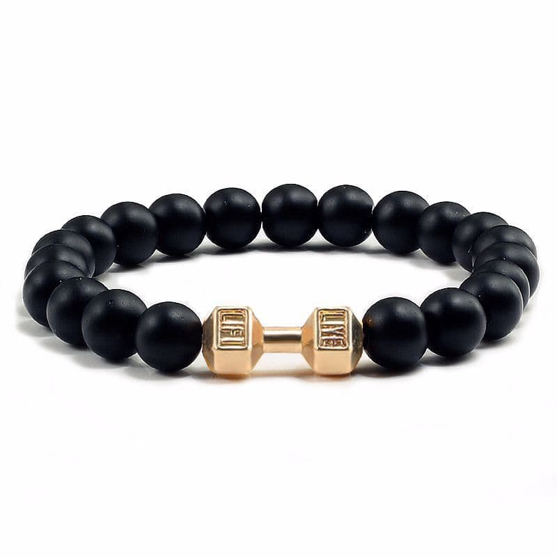 image-Natural Volcanic Stone Beads Bracelets Black Lava Men Women Bracelet Aromatherapy Essential Oil Diffuser Bangle