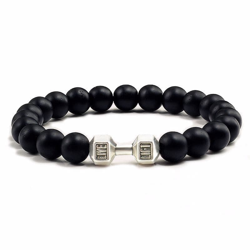 image-Natural Volcanic Stone Beads Bracelets Black Lava Men Women Bracelet Aromatherapy Essential Oil Diffuser Bangle