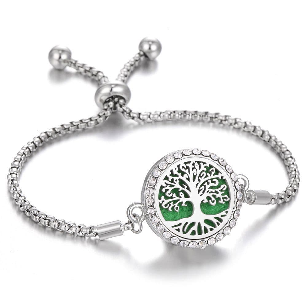 image-2024 New Kaleidoscope Aromatherapy Bracelet Perfume Essential Oil Diffuser Locket Bracelet Charms Women Aroma Diffuser Jewelry