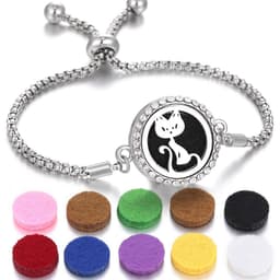 image-2024 New Kaleidoscope Aromatherapy Bracelet Perfume Essential Oil Diffuser Locket Bracelet Charms Women Aroma Diffuser Jewelry